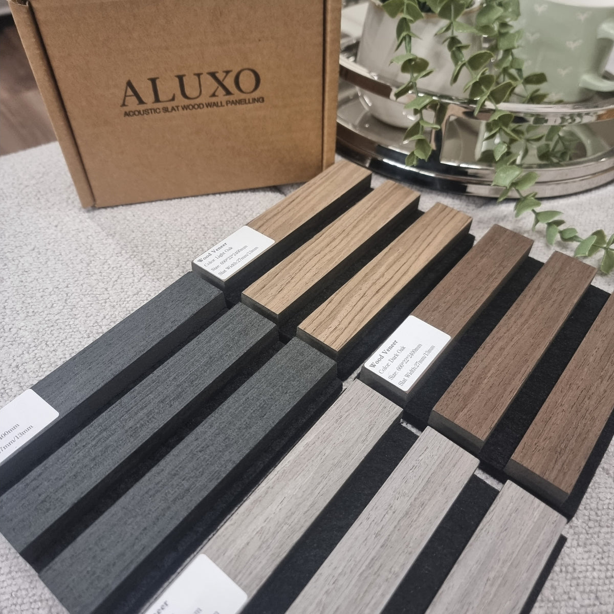 Acoustic Slatted Wall Panels - FREE Sample Box