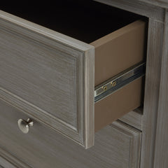 Serene Two Over Two Chest – Grey Wooden Storage Unit with 4 Drawers, 110cm