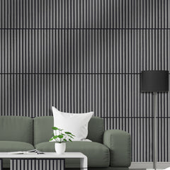 ALUXO® Acoustic Square Wall Panel 60 x 60cm (SET of 4) - Ash Grey