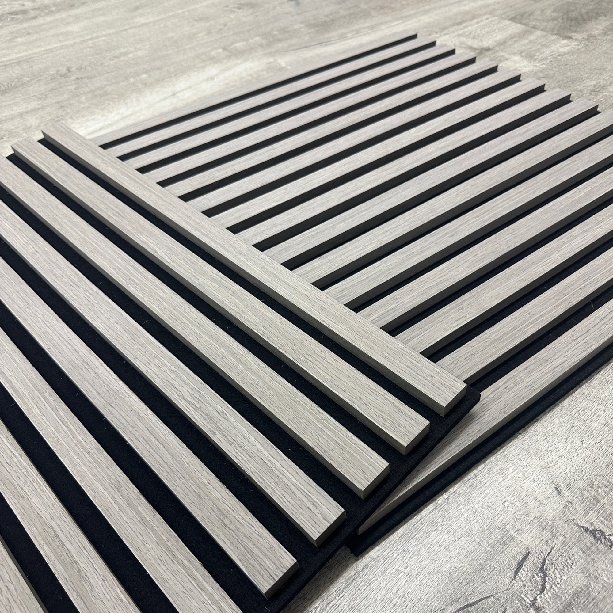 ALUXO® Acoustic Square Wall Panel 60 x 60cm (SET of 4) - Ash Grey