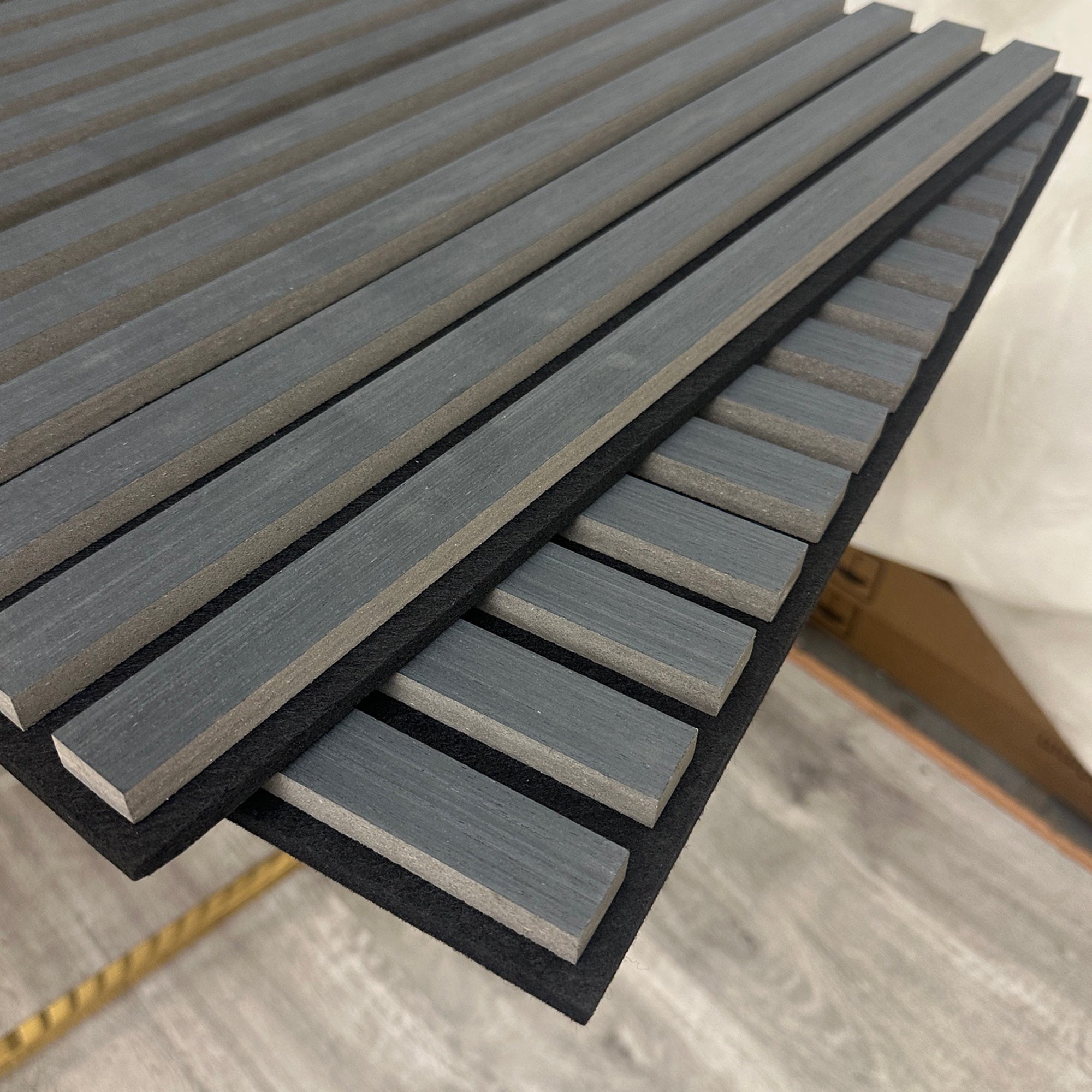 ALUXO® Acoustic Square Wall Panel 60 x 60cm (SET of 4) - Charcoal Black