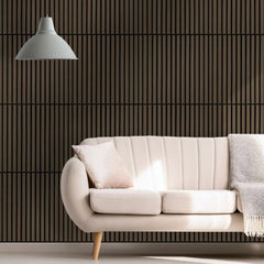 ALUXO® Acoustic Square Wall Panel 60 x 60cm (SET of 4) - Walnut (Dark Oak)
