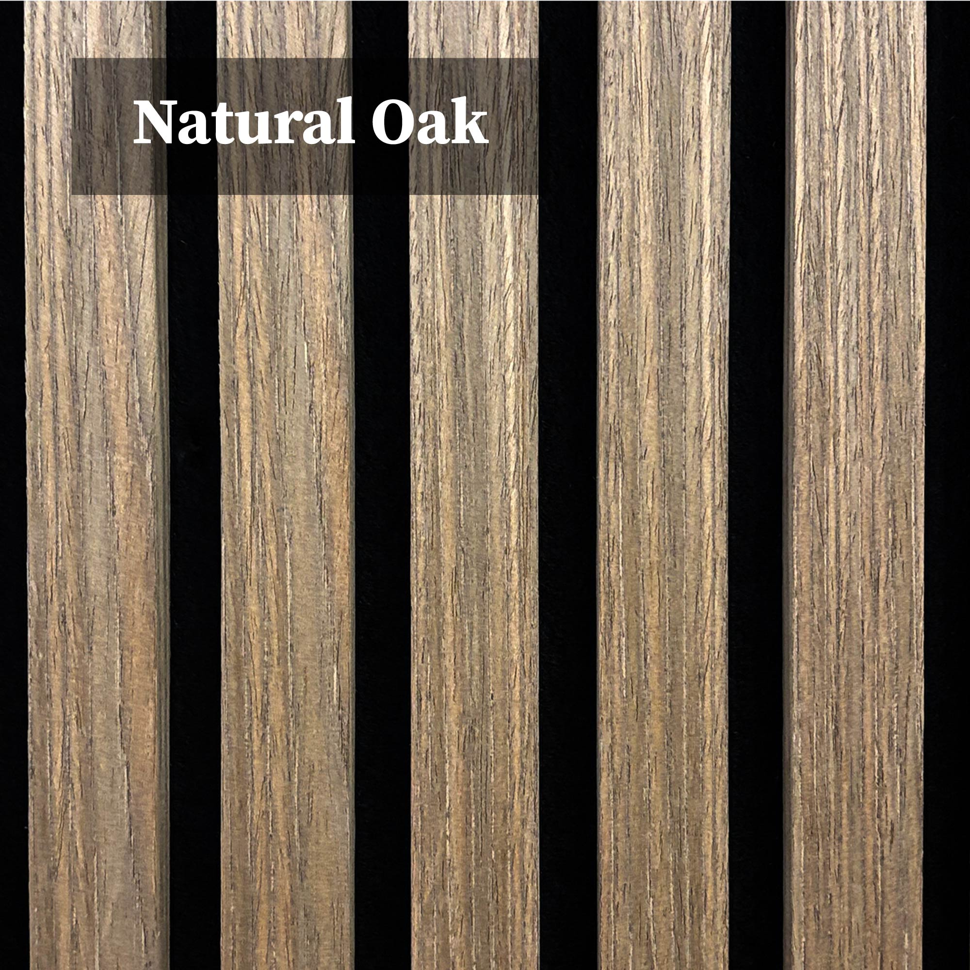 ALUXO® Acoustic Square Wall Panel 60 x 60cm (SET of 4) - Natural Oak