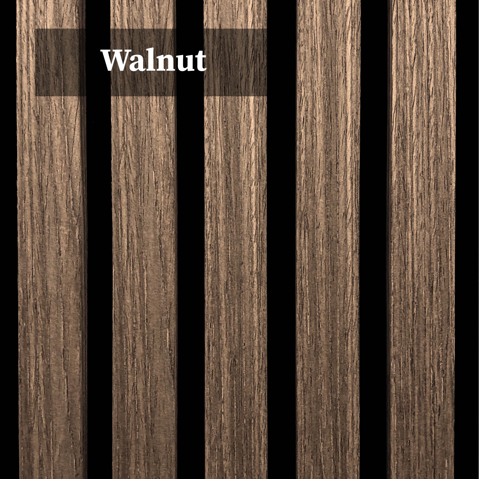 ALUXO® Acoustic Square Wall Panel 60 x 60cm (SET of 4) - Walnut (Dark Oak)