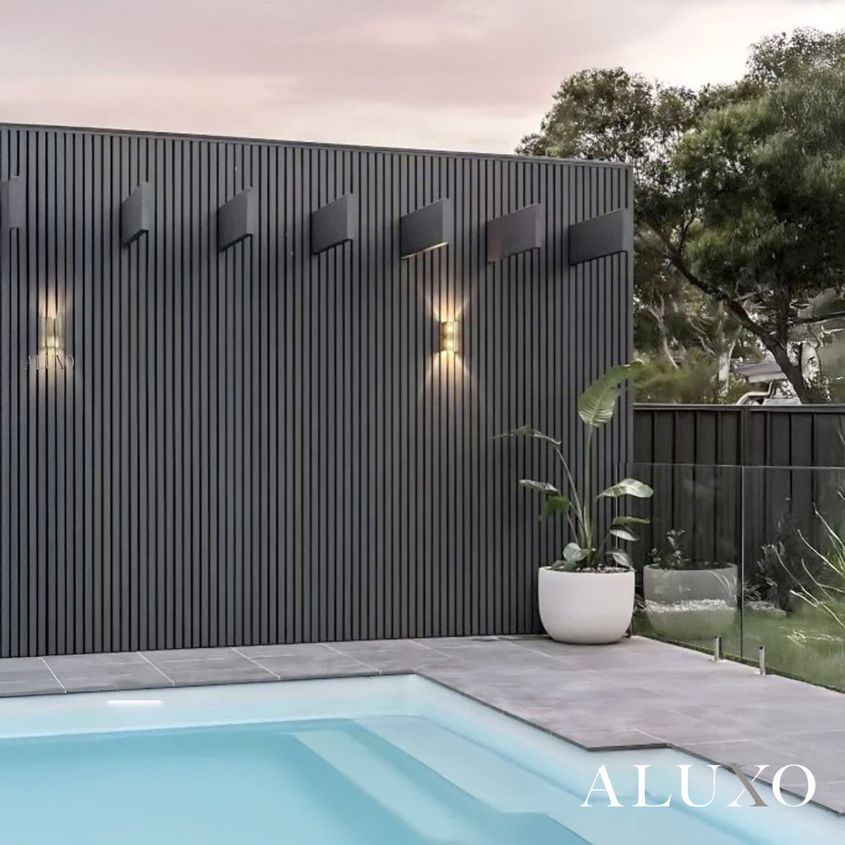 ALUXO® Exterior Wall Panel Composite Cladding Black┃150cm / 180cm / 290cm