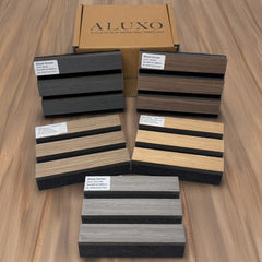 ALUXO® Acoustic Hexagon Wall Panel 70 x 60cm - Charcoal Black