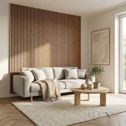 Panelux™ Pro 3-Sided Wood Veneer Oak Wall Panels - 240cm x 32cm (Set Of 2)