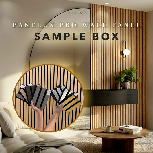 Sample –  Panelux™ Pro 3-Sided Acoustic Slatted Wall Panel
