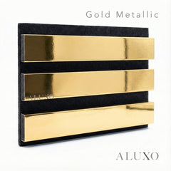 ALUXO® Acoustic Slatted Wall Panels - Sample Box - 8 Colour Swatches