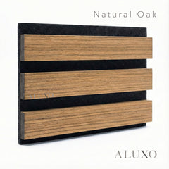ALUXO® Acoustic Slatted Wall Panels - Sample Box - 8 Colour Swatches