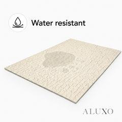 Outdoor Off White Chiseled MCM Flexible Stone | 120x60cm Weather-Proof Exterior Panel (Set of 4)