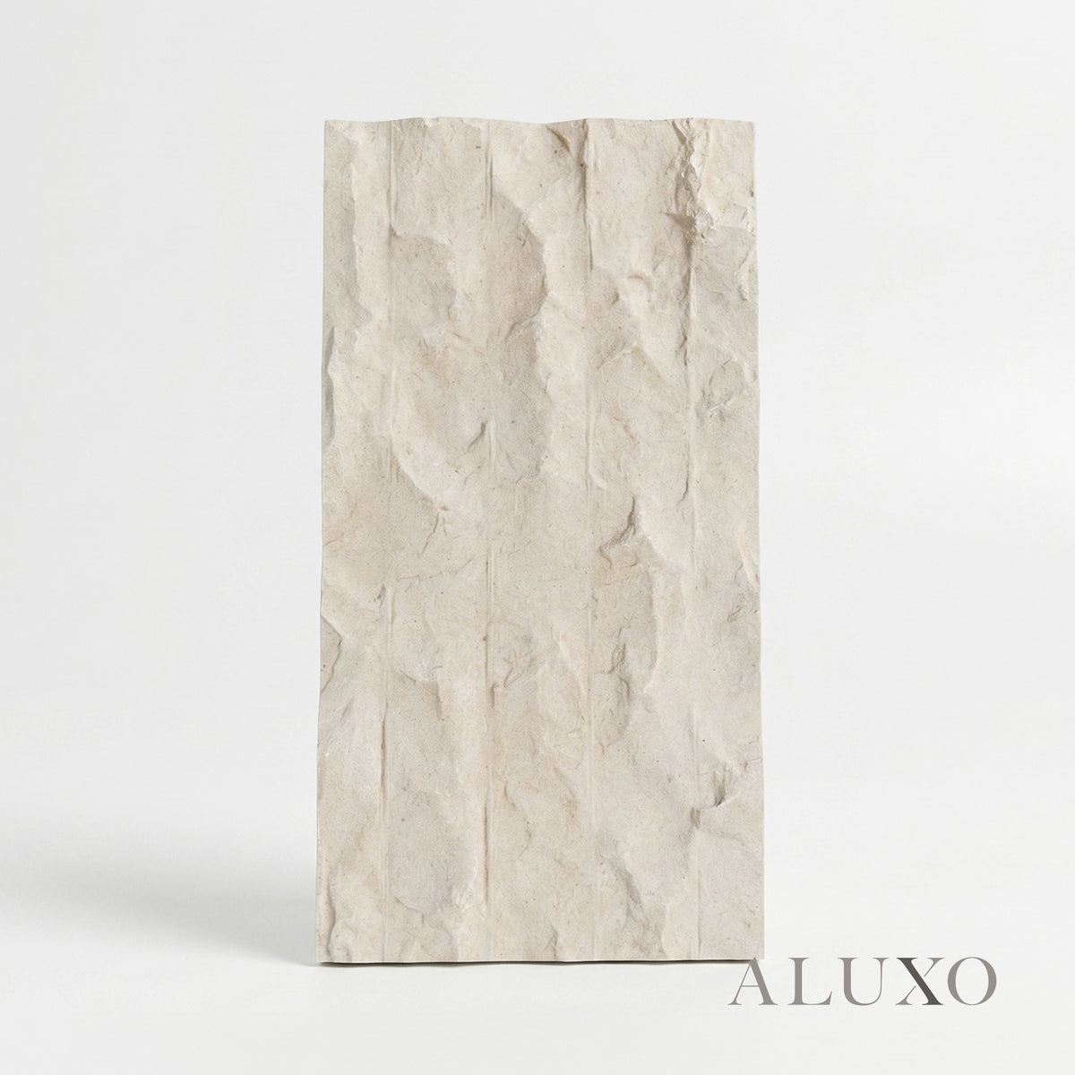 Sample - Chiseled MCM Flexible Stone Wall Panel | Off White & Black