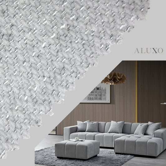 FREE SAMPLE – Bouclé Fabric – Cloudy Grey | Leonard Sofa Swatch