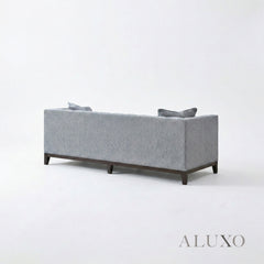 ALUXO® Cooper 3 Seater Sofa – Dolphin Bouclé | Mid-Century Modern