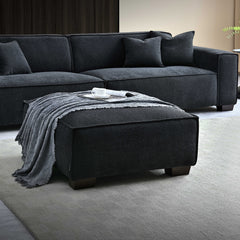 FREE SAMPLE – Bouclé Fabric – Midnight Black | Dakota Sofa Swatch