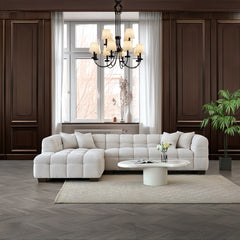 FREE SAMPLE – Bouclé Fabric – Oatmeal | Tribeca / Astoria Sofa Collection Swatch