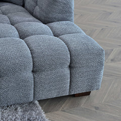 FREE SAMPLE – Bouclé Fabric – Iron Grey | Tribeca & Astoria Sofa Swatch