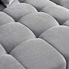 FREE SAMPLE – Bouclé Fabric – Cloudy Grey | Leonard Sofa Swatch