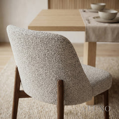 ALUXO® Dino Walnut Dining Chair – Set of 2