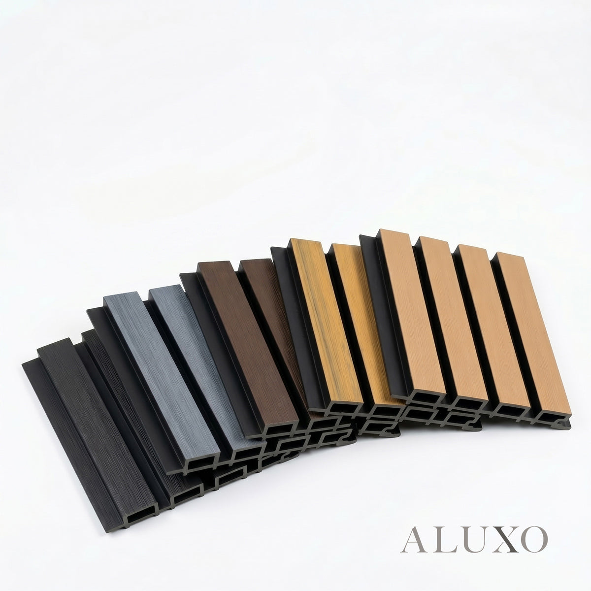 Sample -  Kladd™ Exterior Composite Cladding Standard Slat Wall Panel