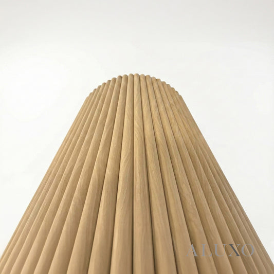 Flexii™ Flexible Oak Fluted Wall Panel | Premium Wood Slats 240cm x 60cm (Set of 2)