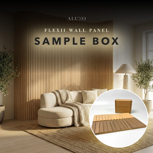 Sample – Flexii™ Flexible Wood Wall Panels | Oak & Walnut | Flute, Reed & Slatt Designs