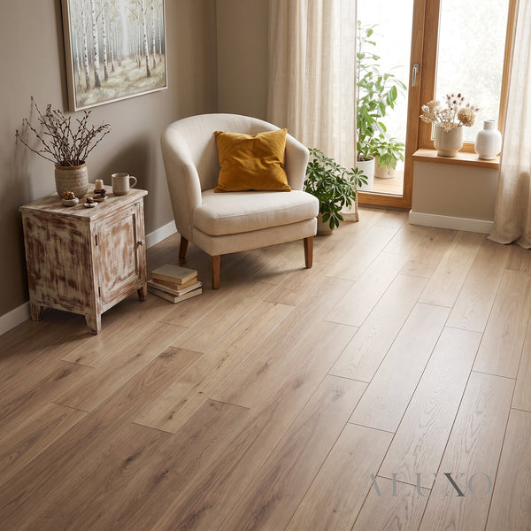 Fortis Floors™ Elementary Luxury LVT Wood Plank - Blond Oak | 1227mm x 187mm (3.67m² Pack)