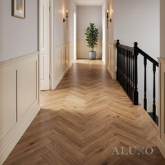 Fortis Floors™ Elementary Luxury LVT Wood Plank - Honey Oak | 750mm x 150mm (2.02 m² Pack)
