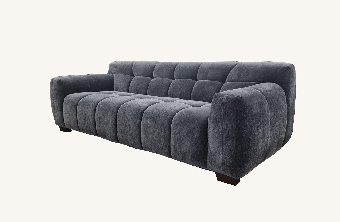 Harlem Sofa Range in Steel Velvet