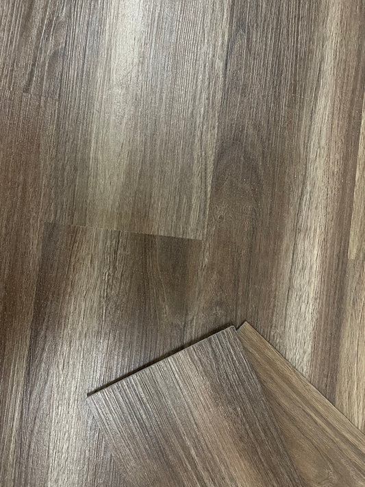 ALUXO® Signature Self Adhesive Vinyl Flooring Tiles - Wood Effect Dark Oak | 36pcs (5m² area)
