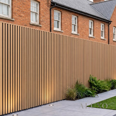 Kladd™ Exterior Wall Panel Composite Cladding Corner Trim - Light Oak | 180cm / 290cm (Set of 2)