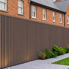 Kladd™ Exterior Wall Panel Composite Cladding Corner Trim - Smoked Oak | 180cm / 290cm (Set of 2)