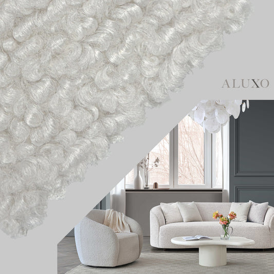 FREE SAMPLE – Teddy Bouclé – Latte | Nolita Sofa Swatch