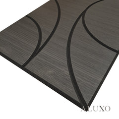 Panelux™ Lite Spiral Acoustic Wall Panels - 120x30cm (Set of 4) | Self Adhesive, 5 Colours