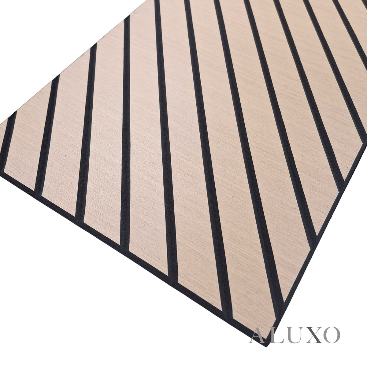 Panelux™ Lite Herringbone Acoustic Wall Panels - 120x30cm (Set of 4) | Self Adhesive, 5 Colours