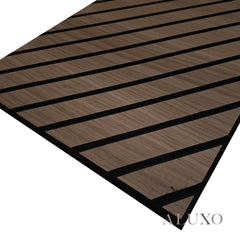 Panelux™ Lite Herringbone Acoustic Wall Panels - 120x30cm (Set of 4) | Self Adhesive, 5 Colours