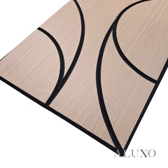 Panelux™ Lite Spiral Acoustic Wall Panels - 120x30cm (Set of 4) | Self Adhesive, 5 Colours