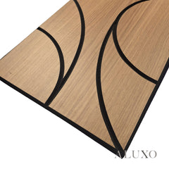 Panelux™ Lite Spiral Acoustic Wall Panels - 120x30cm (Set of 4) | Self Adhesive, 5 Colours