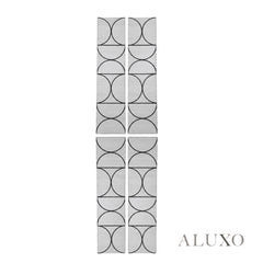 Panelux™ Lite Halo Acoustic Wall Panels - 120x30cm (Set of 4) | Self Adhesive, 5 Colours