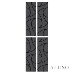 Panelux™ Lite Spiral Acoustic Wall Panels - 120x30cm (Set of 4) | Self Adhesive, 5 Colours