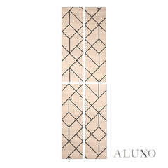 Panelux™ Lite Shard Acoustic Wall Panels - 120x30cm (Set of 4) | Self Adhesive, 5 Colours
