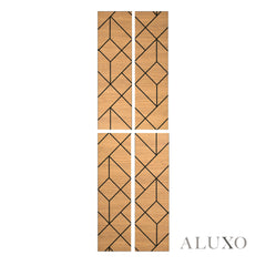 Panelux™ Lite Shard Acoustic Wall Panels - 120x30cm (Set of 4) | Self Adhesive, 5 Colours