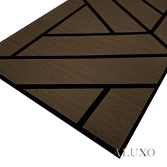 Panelux™ Lite Lattice Acoustic Wall Panels - 120x30cm (Set of 4) | Self Adhesive, 5 Colours