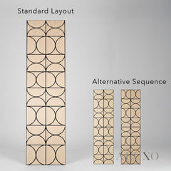 Panelux™ Lite Halo Acoustic Wall Panels - 120x30cm (Set of 4) | Self Adhesive, 5 Colours