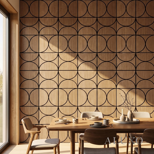 Panelux™ Lite Halo Acoustic Wall Panels - 120x30cm (Set of 4) | Self Adhesive, 5 Colours