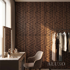 Panelux™ Lite Lattice Acoustic Wall Panels - 120x30cm (Set of 4) | Self Adhesive, 5 Colours