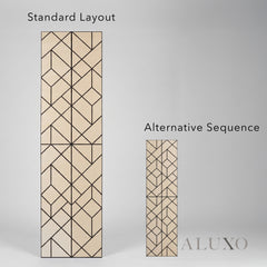 Panelux™ Lite Shard Acoustic Wall Panels - 120x30cm (Set of 4) | Self Adhesive, 5 Colours