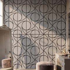 Panelux™ Lite Spiral Acoustic Wall Panels - 120x30cm (Set of 4) | Self Adhesive, 5 Colours