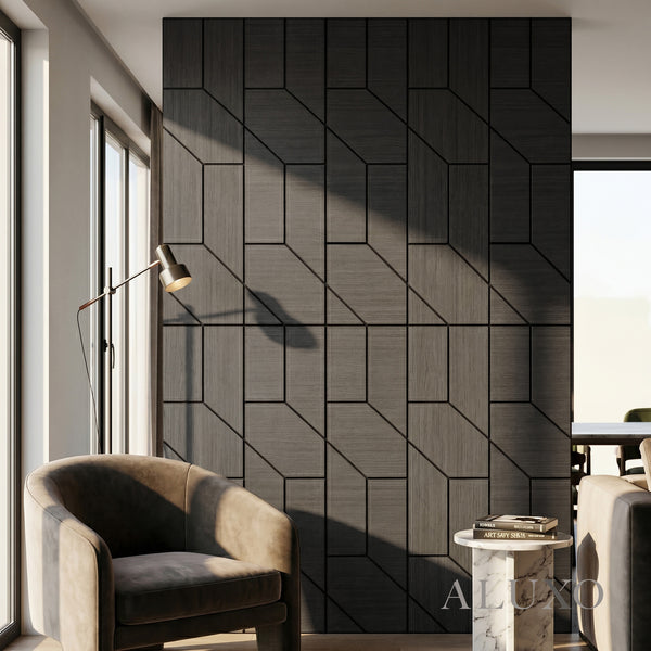 Panelux™ Lite Wedge Acoustic Wall Panels - 120x30cm (Set of 4) | Self Adhesive, 5 Colours