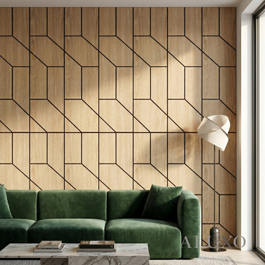 Panelux™ Lite Wedge Acoustic Wall Panels - 120x30cm (Set of 4) | Self Adhesive, 5 Colours